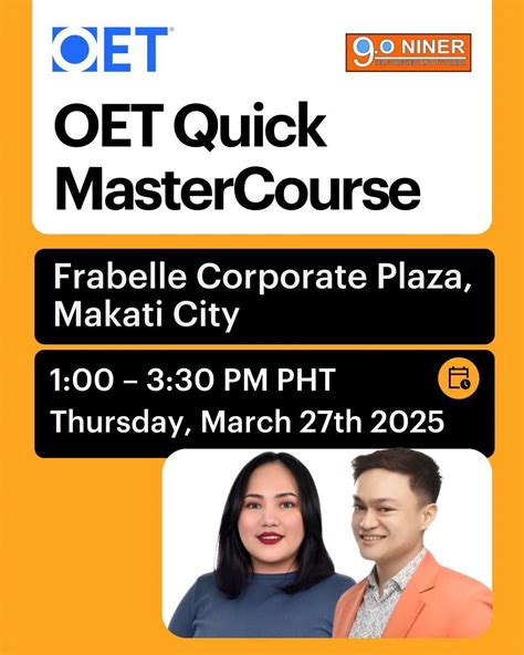 oet makati|MEDIA RELEASE .